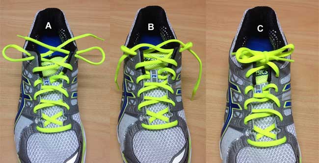 heel lock lacing for runners